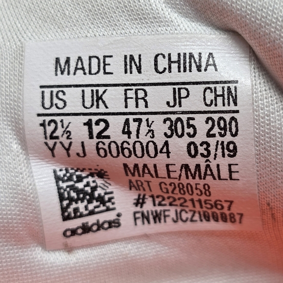 Adidas Boost SolarBoost 19 Running Shoes G28058 Cloud White Men's Size 12.5 - Picture 4 of 13